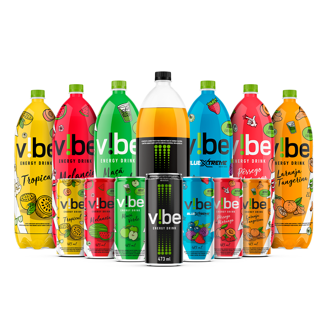 Vibe Energy Drink  Um energético para te acompanhar em qualquer